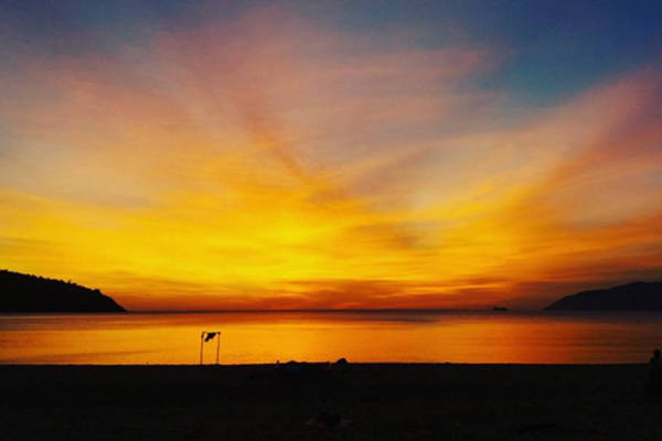 Làng Vân cũng là một nơi ngắm cảnh bình minh và hoàng hôn rất đẹp.Ảnh: Baotrinh243