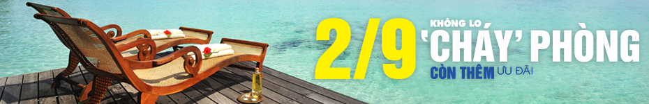 2/9 - KHÔNG LO CHÁY PHÒNG, CÒN THÊM ƯU ĐÃI tại iVIVU.com