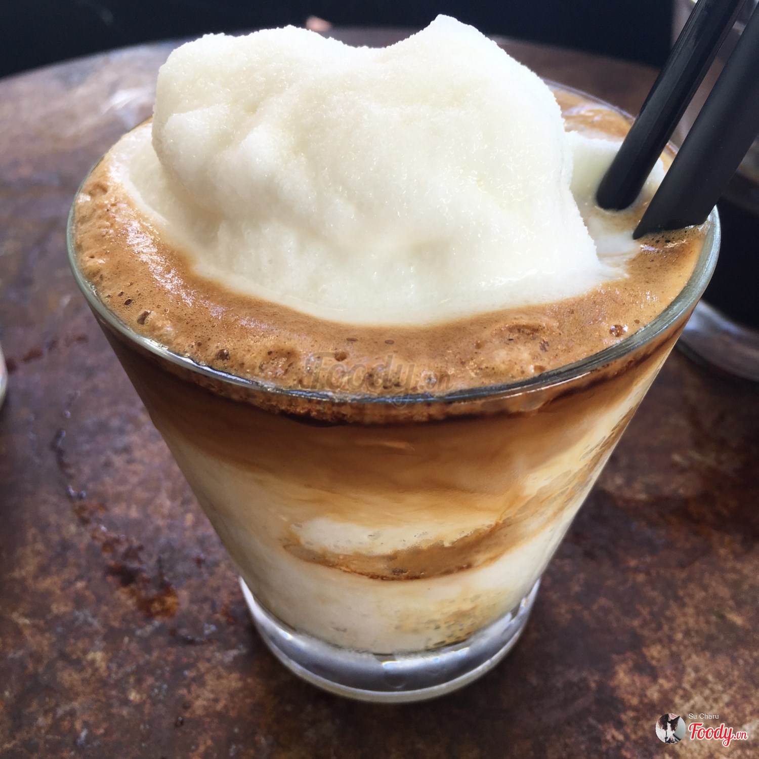 Cà phê cốt dừa. Ảnh: Foody