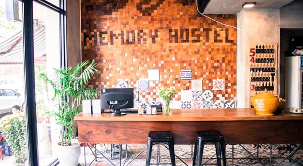 Sảnh lễ tân lạ mắt.