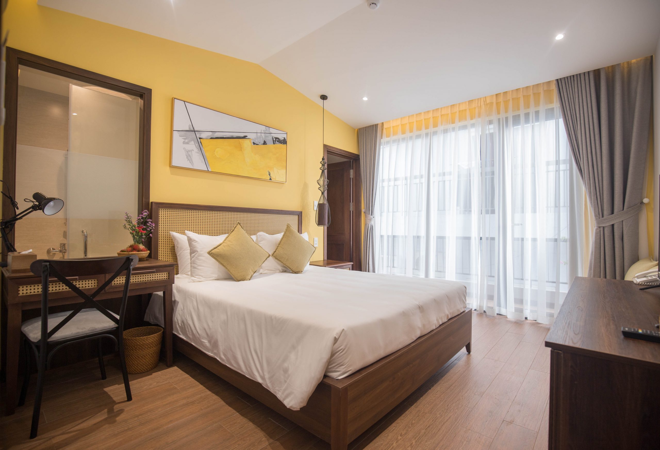 Không gian phòng ở coliving Đà Nẵng